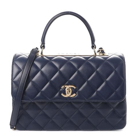 blue channel bag|chanel bag navy blue.